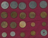 35 monede diferite Danemarca - anii 1953-1992., Europa