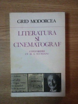 LITERATURA SI CINEMATOGRAF de GRID MODORCEA , 1986 foto