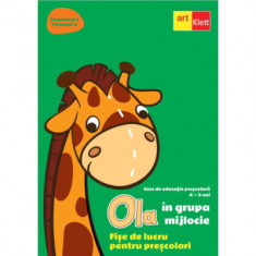 Ola in grupa mijlocie. Fise de lucru pentru prescolari 4-5 ani. Semestrul 1, Volumul 2