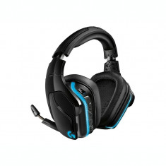 CASTI Logitech &quot;G935&quot; wireless cu fir gaming utilizare multimedia microfon pe brat conectare prin 2.4 GHz (WiFi) Jack 3.5 mm USB 2.0 negru &