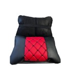 Cumpara ieftin Set de Perne universale pentru gat un confort mai bun in timpul unei calatorii lungi cu masina, rosu cu cusaturi negre, 2 buc