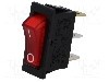 Intrerupator OFF-ON, 2 pozitii, SPST, SCI - R13-91B-01-BR-2D-N-2 foto