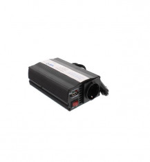 Invertor de tensiune 24V - 220V, USB, 600W Well foto