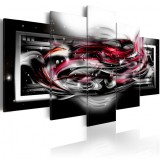 Cumpara ieftin Tablou - Carmine ribbon 100x50 cm