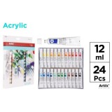 Set 24 tempera acrilica Main Paper, 12 ml