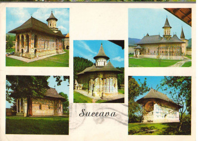 CPI B14587 - CARTE POSTALA - SUCEAVA, MOZAIC MANASTIRI foto