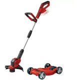Trimmer pentru tuns gazon/iarba pe acumulator Einhell Power-X-Change GE-CT 18 Li, 18 V, 24 cm diametru taiere, 8500 curse/min, maner telescopic, fara