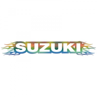 Sticker Suzuki , zFire, , Autocolant Personalizat cu Design Flacari pentru Masina Ta foto