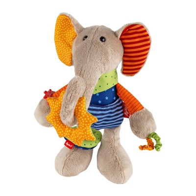 Jucarie senzoriala din plus cu activitati Elefant, PlayQ Sigikid foto