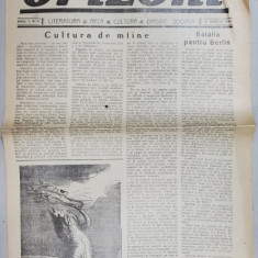 ORIZONT , ZIAR DE LITERATURA , ARTA , CULTURA , GANDIRE SOCIALA , ARTICOLE SEMNATE de B. FUNDOIANU si SCARLAT CALIMACHI, ANUL I , NR. 9 , 15 MARTIE