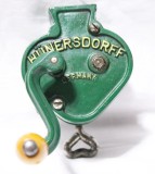 Feliator tocator fasole Hunersdorff bean slicer vechi vintage Germania