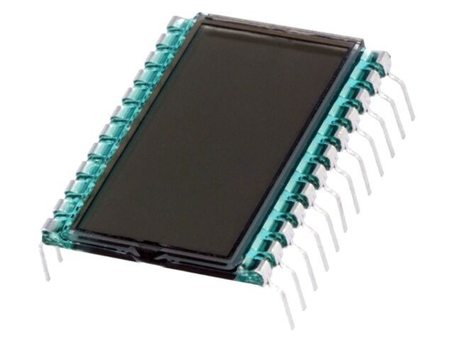 Afișaj LCD 7 segmente, 3 cifre