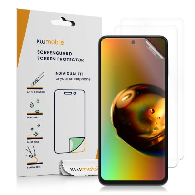 Set 3 folii de protectie Kwmobile pentru Xiaomi Redmi Note 9S/Redmi Note 9 Pro/Redmi Note 9 Pro Max, Fata, Polimer, 57234.1 foto