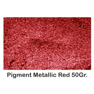 Pigment Metalic Rosu / Red 50Gr. foto