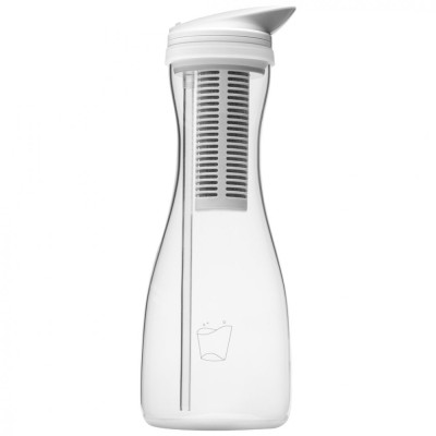 Cana filtranta apa, din sticla, cu alcalinizare, filtru cu carbune activ, 1.8 litri, C71 foto