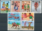 Zaire 1985 - Jocurile Olimpice, sport, serie neuzata