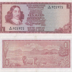 1975, 1 Rand (P-116b) - Africa de Sud