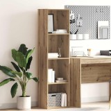 VidaXL Bibliotecă, stejar artizanal, 40x30x152 cm, lemn prelucrat 857884