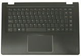 Carcasa superioara cu tastatura palmrest Laptop, Lenovo, Yoga 700-14ISK Type 80QD, cu iluminare, layout UK