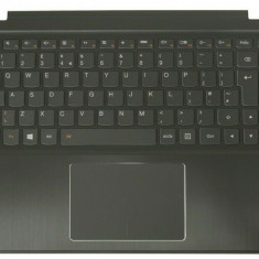 Carcasa superioara cu tastatura palmrest Laptop, Lenovo, Flex 3-1480 Type 80R3, AP0YC000310, cu iluminare, layout UK