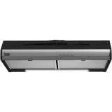 Hota cu 2 motoare Beko HNS61320X, capacitate de absorbtie 380 m3/h, 2 filtre de grasime metalice, iluminare LED, 3 trepte de putere, Inox