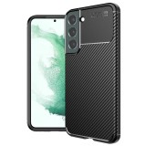 Husa Samsung Galaxy S22 Plus 5G Techsuit CarbonFiber, negru