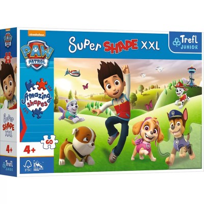 Puzzle Trefl Primo Super Shape Xxl 60 Patrula Catelusilor foto
