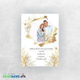 Tablou Personalizat Panza Canvas cu Poza si Mesaj, Cadou Unic, Print Premium, Diverse Dimensiuni, Agatatori Gratuite