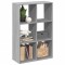 vidaXL Bibliotecă/separator cameră gri sonoma 69,5x29x103,5 cm lemn