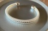 Brățară argint 925 sterling marcată, reglabilă, 16 g , elegantă, stare foarte bună, nouă, nefolosită