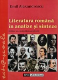 Cumpara ieftin Literatura romana in analize si sinteze - 2003 - Emil Alexandrescu (AK222)