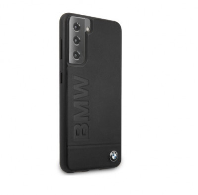 Husa Piele Originala Bmw Samsung S21 Plus - BMHCS21MSLLBK foto