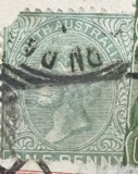 Timbre America Interbelica TMB1RAR Australia one penny
