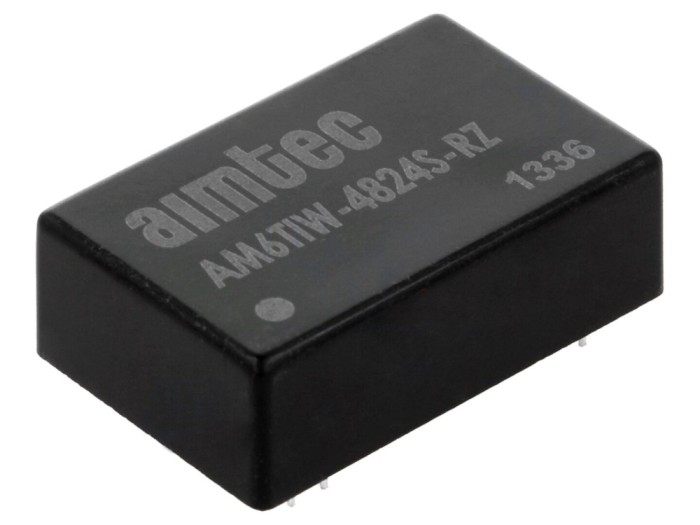 Convertor DC/DC 6W, 24V, DIP24