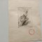 PAUL NEAGU,LITOGRAFIE ORIGINALA&quot;MANA STANGA&rdquo;SEMNATA STAMPILATA/EXEMPLAR DE AUTOR