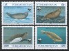 Turkmenistan 1993 Mi 30 + 32/34 MNH - WWF: Foca Caspica, Nestampilat