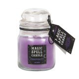 Lum&acirc;nare Parfumata Lavanda, Prosperitate, Ritualuri, Meditatie, Cadou Ezoteric, Borcan Sticla, 230g