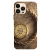 Husa compatibila cu Apple iPhone 15 Plus model Vintage compass, Silicon, TPU, Viceversa, Transparent, Carcasa