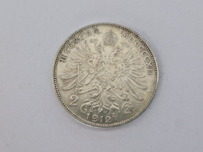 Austria - 2 Corona 1912 Argint -Franz Joseph