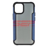 Toc TPU+PC Carbon Fiber Apple iPhone 12 mini Blue