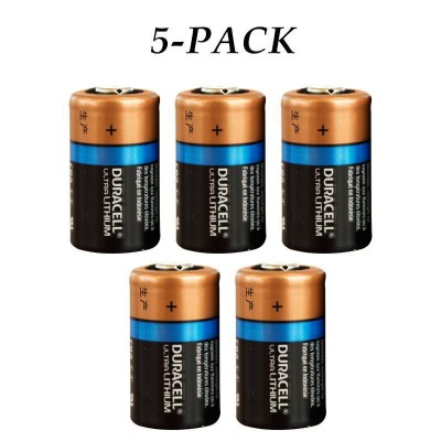 Baterii CR2, litiu,3v -Duracell / 5 buc / set foto