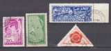 ROMANIA 1957 LP 434 AL VI-lea FESTIVAL MOSCOVA SERIE STAMPILATA, Stampilat