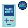 Carnet Notițe Gamepad, 10x17cm, 80 File, Copertă Dura, Bleu, Oem