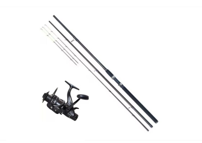 Set Accesorii pescuit &gt; Nada si momeli cu lanseta delta de 3.3m si mulineta hk4000 cu 11 rulmenti