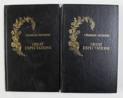 GREAT EXPECTATIONS by CHARLES DICKENS , VOLUMELE I- II , 1994 foto