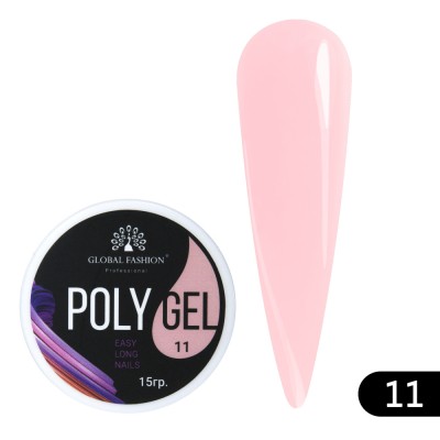 Polygel Global Fashion, 15ml, #11 foto
