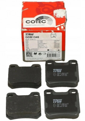 Set Placute Frana Spate Trw Opel Omega A 1990-1994 GDB1346 foto