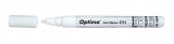 Marker Cu Vopsea Optima Paint 3713, Varf Rotund 2.0mm, Grosime Scriere 1-2mm - Alb