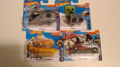 Lot 4 Hot wheels Minecart &amp;amp; Screen time foto