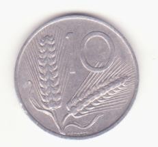 Italia 10 lire 1973 foto